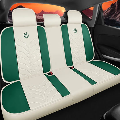 Five-seat universal car seat covers, available in multiple colors, durable and easy to install, suitable for most vehicles.
