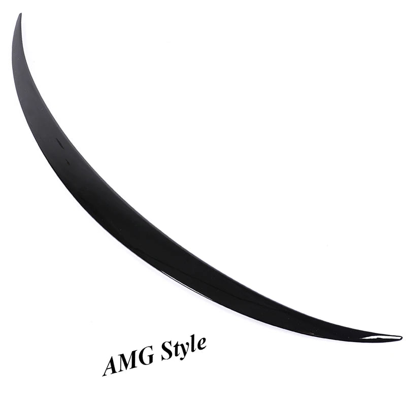 Boot Rear Carbon Fiber Trunk Spoiler for Mercedes Benz C Class Sedan W205 Deflector C63s AMG PSM Style Gloss Black 2015-2021