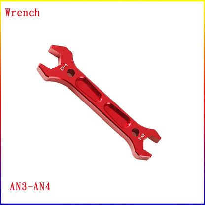 Car repair and modification tool AN aluminum wrench hose joint tool socket wrench adjustable wrench tool set AN3 AN4 AN6 AN8 AN1