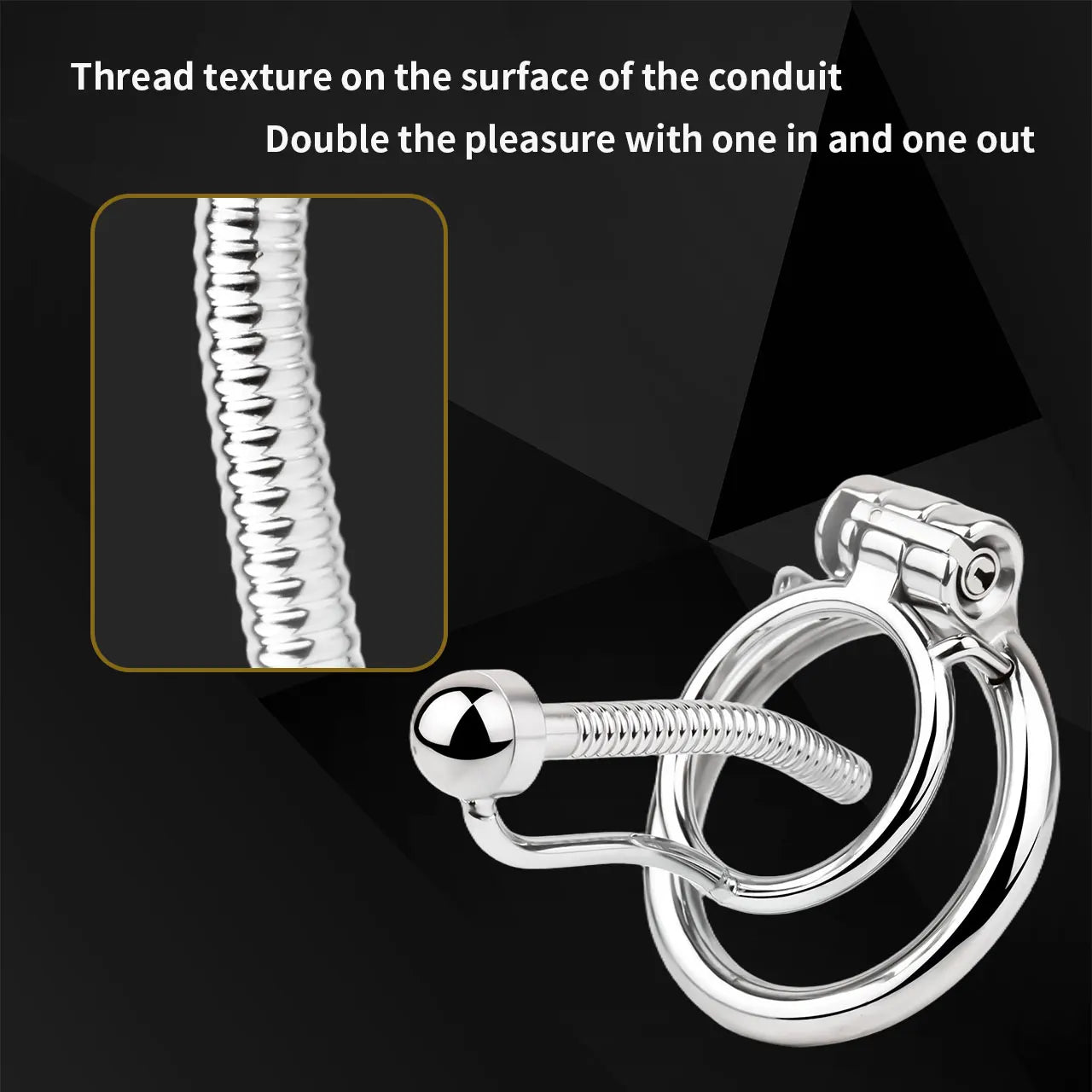FRRK-238 Urethral Tube Piercing Metal Chastity Cage Lock Cock Device Adult Game 정조대 Male Penis Exercise Advanced Player Sex Toy