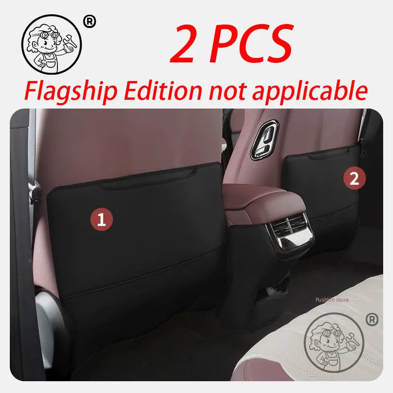 For BYD Seal 7 DMI SEAL 07 DMI 2025 2026 Car Seat Back Anti Kick Pad Interior Anti Dirty Leather Protector pad Car Accessories