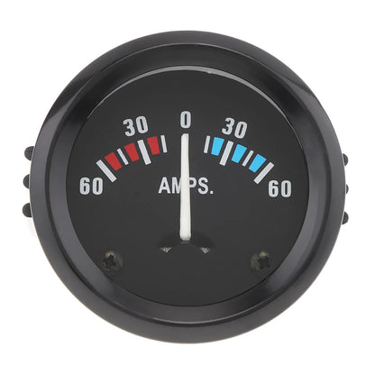 Car Ammeter Voltmeter  Universal  12V 60-0-60 AMP Ammeter Gauge Volt Meter 2" 52MM for Boat Truck ATV AMP Meter Measure for Cars