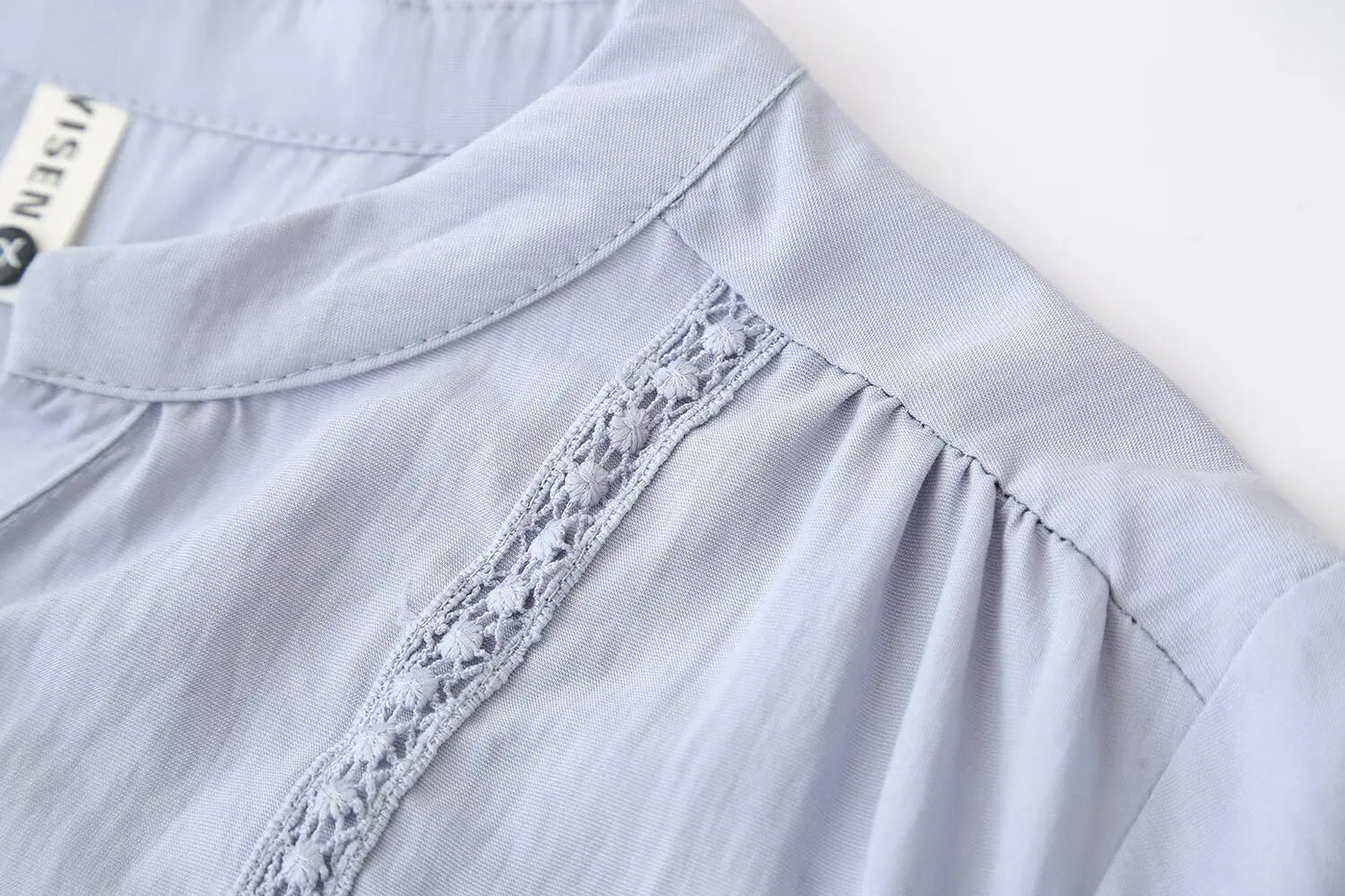 Slimming Short Sleeve Shirt for plus Size Women Stylish French Style Loose Fit Summer Top Single Button Closure Regular Length