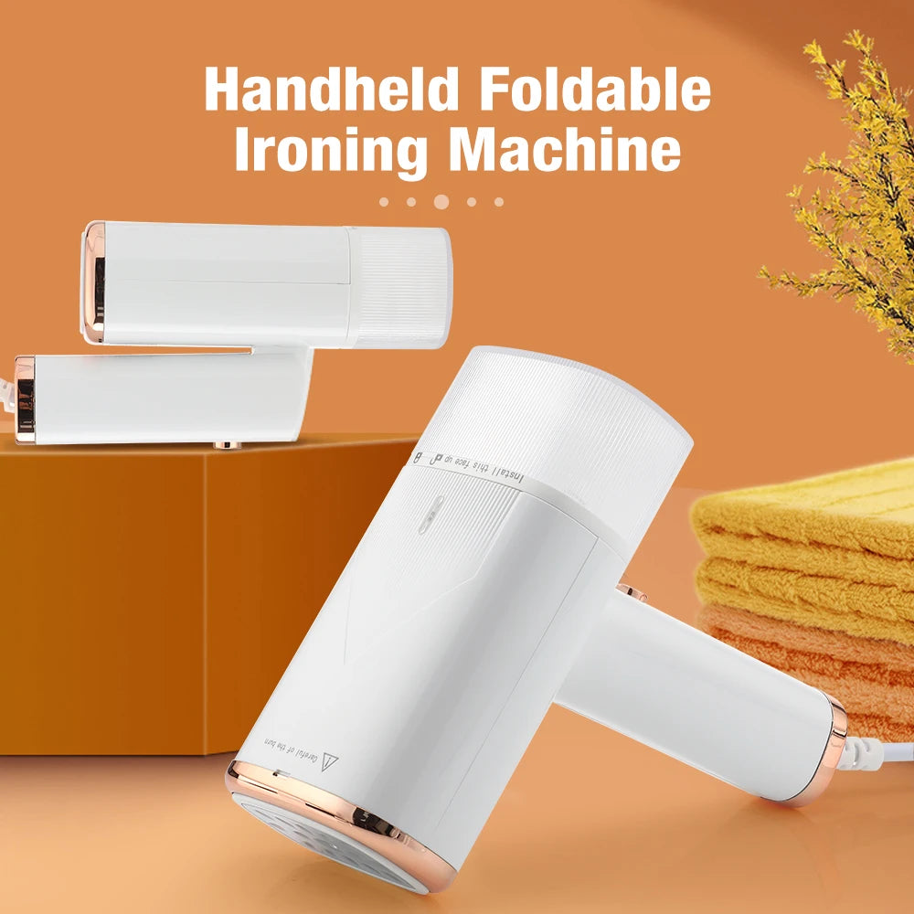 Portable Handheld  Steam Iron 1000W Folding Mini Garment Hanging Steamer Clothes Ironing Wet Dry Ironing Machine for Home Travel