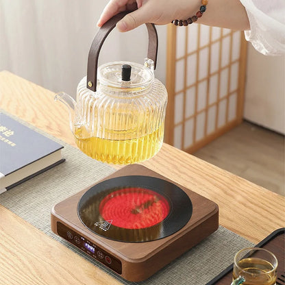 1500W Electric Ceramic Stove Home Timing Coffee Stove Keep Warm Tea Stove Office Temperature Control Tea Maker Multifunction