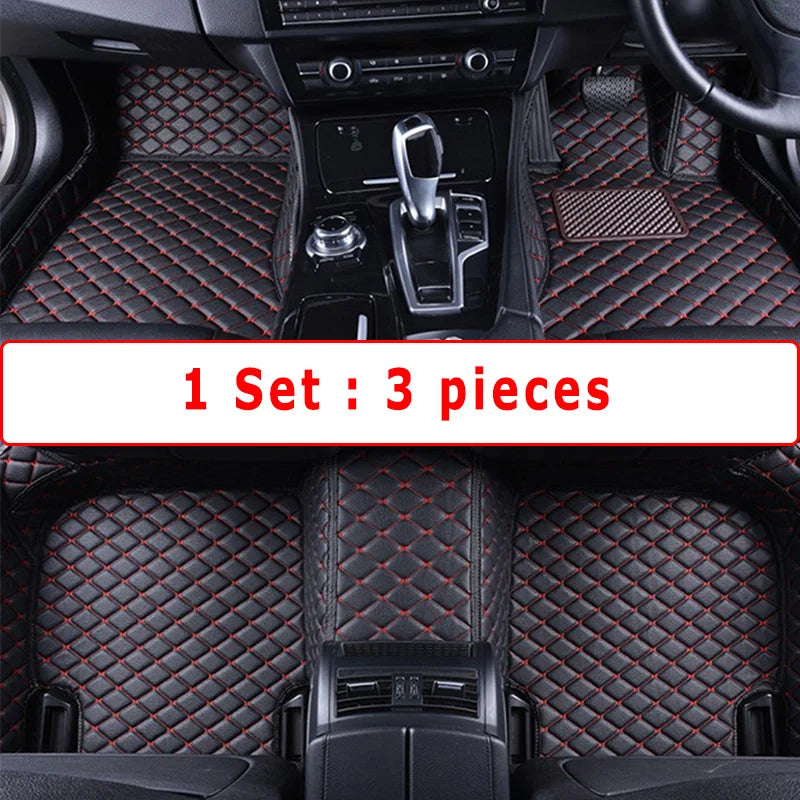 RHD Car Floor Mats For Toyota Highlander XU50 Kluger 2014 2013 2012 2011 2010 2009 (5 Seater) Auto Carpet Accessories Interior
