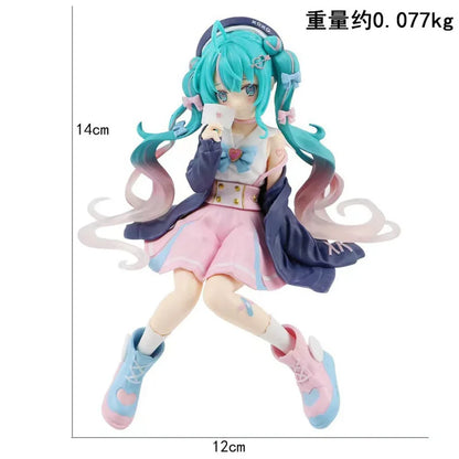 Hatsune Miku Future Anime Figure Vocaloid Kawaii Collectible Statue Model Desktop Decor Otaku Gift Doll Japanese Fans