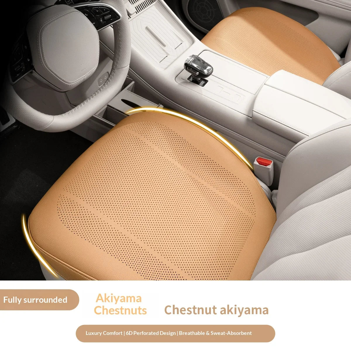 Universal High-End Summer Thin Car Seat Cushion Set for Four Seasons Interior Ventilation And Breathability