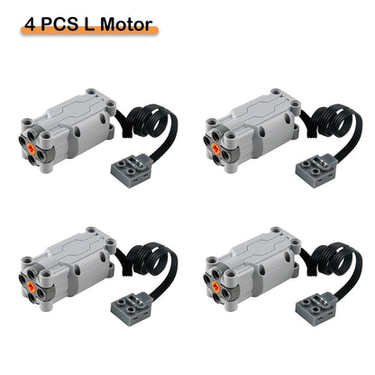 1/2/4/10PCS Generation 2 New MOC Power Function Parts L Servo Motor Power Modification Technical Bricks Educational Toy Kid Gift