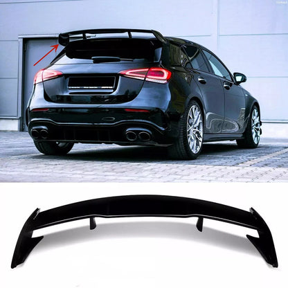 For Mercedes Benz A Class W176 W177 2013-2022 A180 A200 A250 A260 A45 Rear Roof Spoiler Tail Wing Glossy Black Rear Trunk Wing