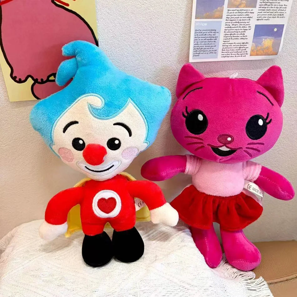 Jouet en peluche Plim Clown pour enfants, jouet en peluche doux, dessin anime Kawaii, beurre, cadeau d'anniversaire pour enfants