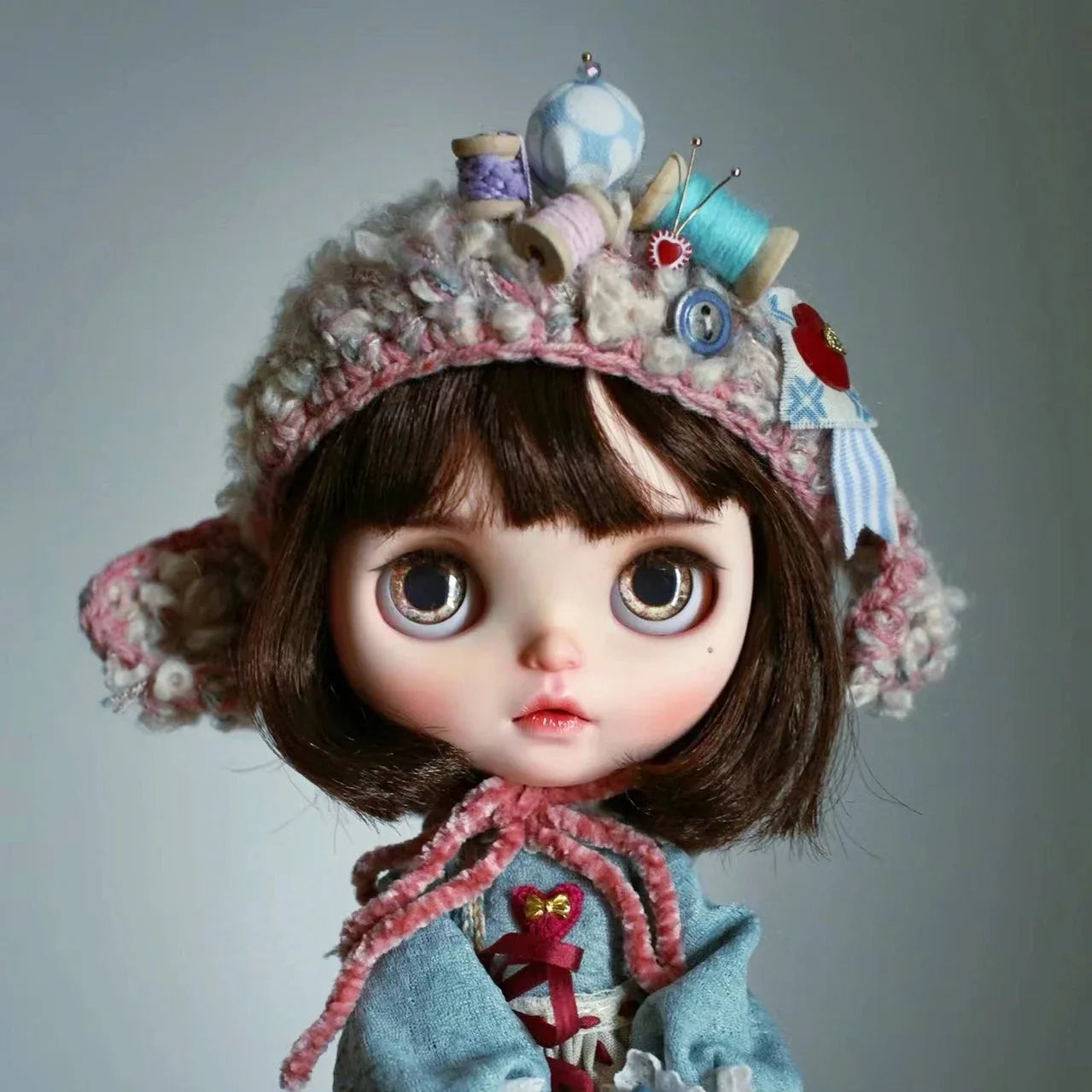 Vintage Blyth Classical BJD Doll Customized Dollette Girl Toy Body Moveable Handmade Figure Top Collection Art Orphan Aesthetics