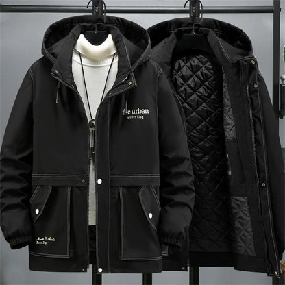 12XL 10XL Plus Size Parkas Men Winter Thick Jacket Coat Fashion Casual Cargo Parkas Male Big Size 12XL