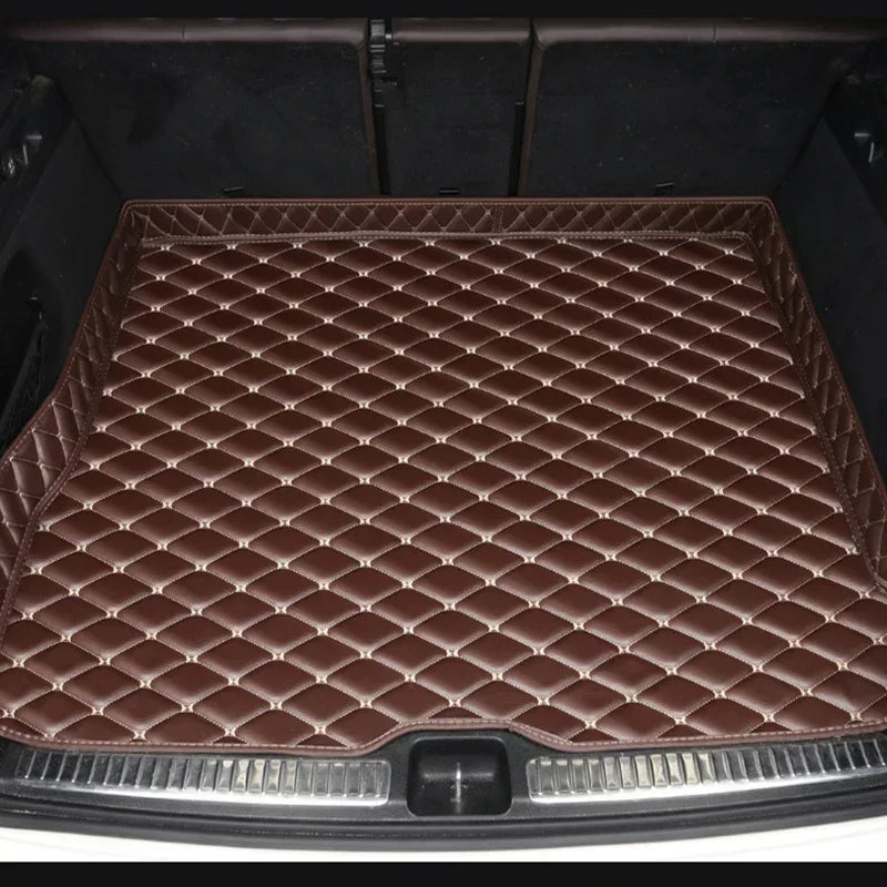 High Quality Artificial Leather Car Trunk Mat for Mercedes W206 W205 C Class C205 S204 S205 W204 W203 Car Accessories Carpet