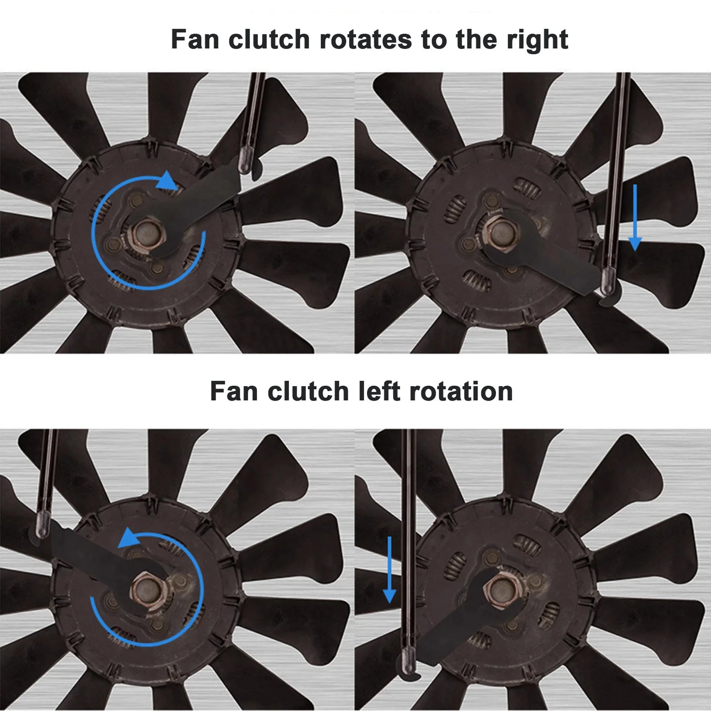 8Pcs Car Fan Removal Fixed Wrench Set Auto Cooling Fan Disassembly Repair Hand Tool