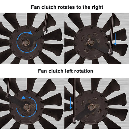 8Pcs Car Fan Removal Fixed Wrench Set Auto Cooling Fan Disassembly Repair Hand Tool