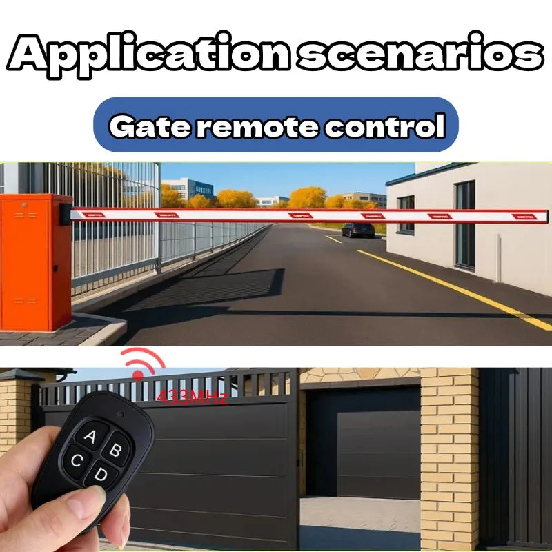 433MHz Remote Control Learn Remote Control Learning code 1527 EV1527 For Gate garage door controller Alarm RF 433mhz Receiver