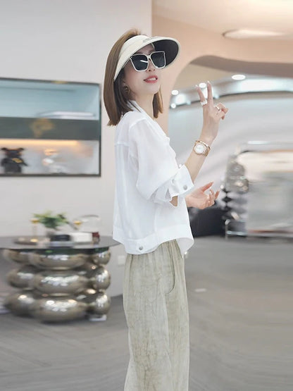 Fashionable Thin Short Sun Protection Clothes 2026 Spring New Women's Design Small Size Coat Korean Style Commute Wind