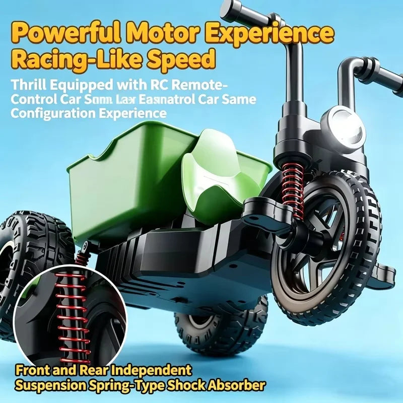 2026 New Kawaii Lamb Rc Tricycle Stunt Car Remote Control Drift Toy With Lights 2.4g Rc Car Kids Drifting Toys Boys Girls Gifts