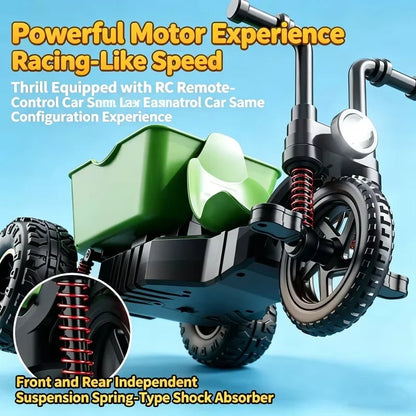 2026 New Kawaii Lamb Rc Tricycle Stunt Car Remote Control Drift Toy With Lights 2.4g Rc Car Kids Drifting Toys Boys Girls Gifts