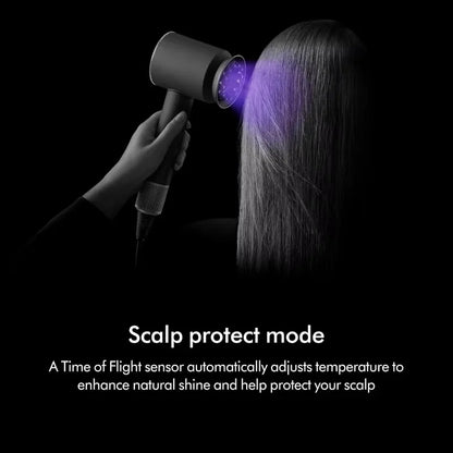 HD16 Leafless Hair Dryer Negative Ion High Power Fast Drying Constant Temperature Ultra-Quiet 5 Professional Nozzles Home Stylin