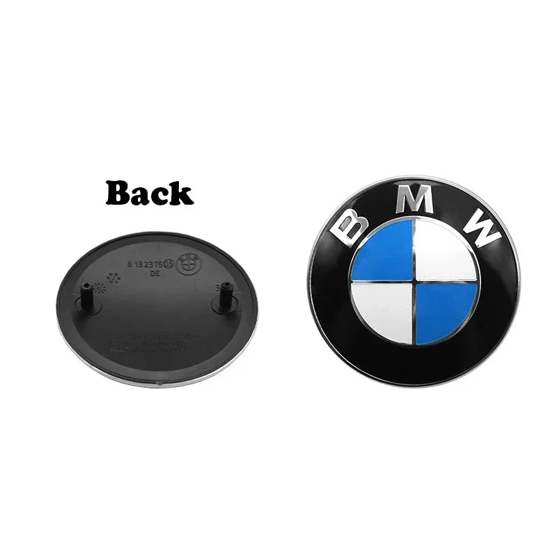 For BMW E39 E46 E87 E60 E90 Ac E30 E36 G20 74mm82mm Hood Emblem Car Front Bonnet Logo Trunk Cover Badge Auto sticker Accessories