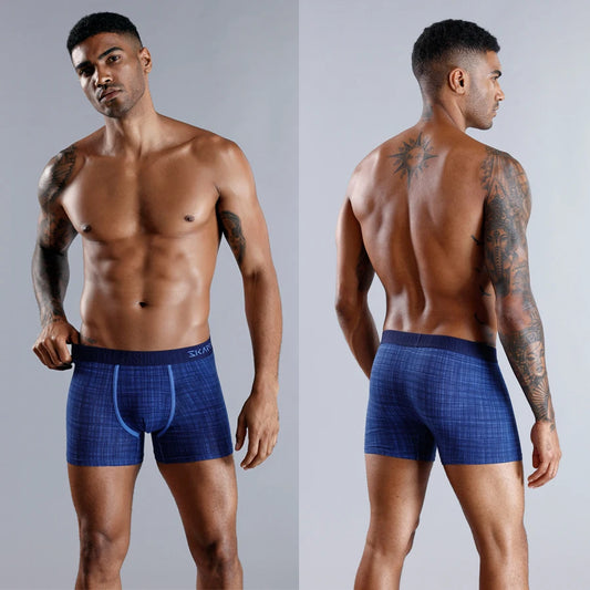 5pcs/pack Men Underwear Boxers Letter Elastic Band Mens Underpants Cotton Men's Panties Sexy Boxer Shorts Brand Trunks Gifts