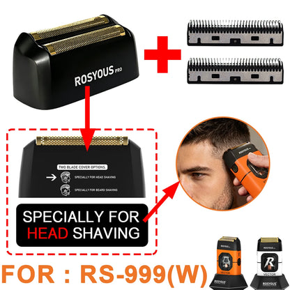 Electric Shaver Repair Accessories Wholesales Original Quality Replacement Double Foiled Blade Net for ROSYOUS RS-999
