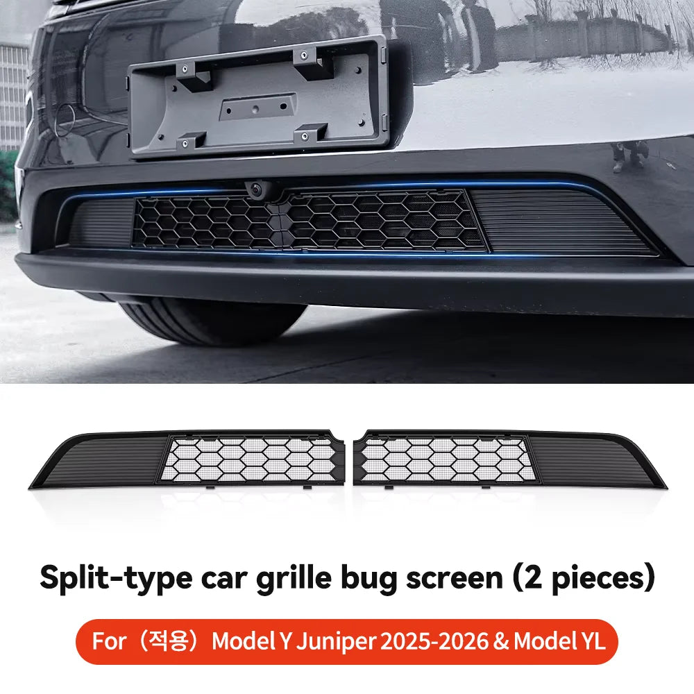 YZ Air Inlet Protective Cover For Tesla Model Y/YL 2026 Juniper Anti-insect Anti-fouling Front Air-Conditioning Insect-proof Net