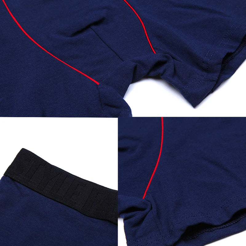 6pcs Cotton Man Boxers Brands Men's Panties Underwear Gift Male Slip Underpants Sexy Square Boxershorts Homme Trunks Shorts