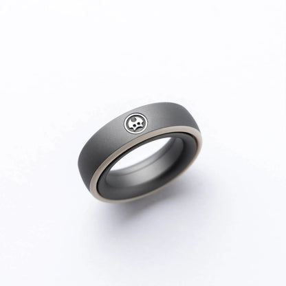 LAUTIE Mechanic-I Slim Fidget Ring 18.5mm/20mm PEEK Track Spy Wars Series Traditional Ring Office Desk Accessories
