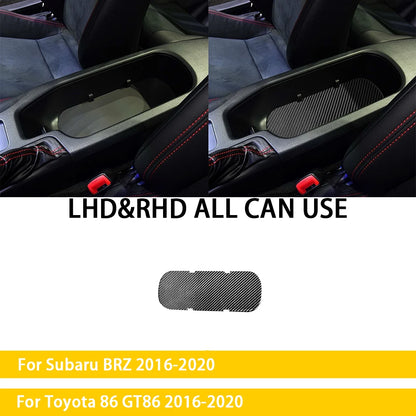 For Subaru BRZ Toyota 86 GT86 2017 2018 2019 Carbon Fiber Car Accessories Gear Shift Cup Holder Air Conditioning Trim Sticker