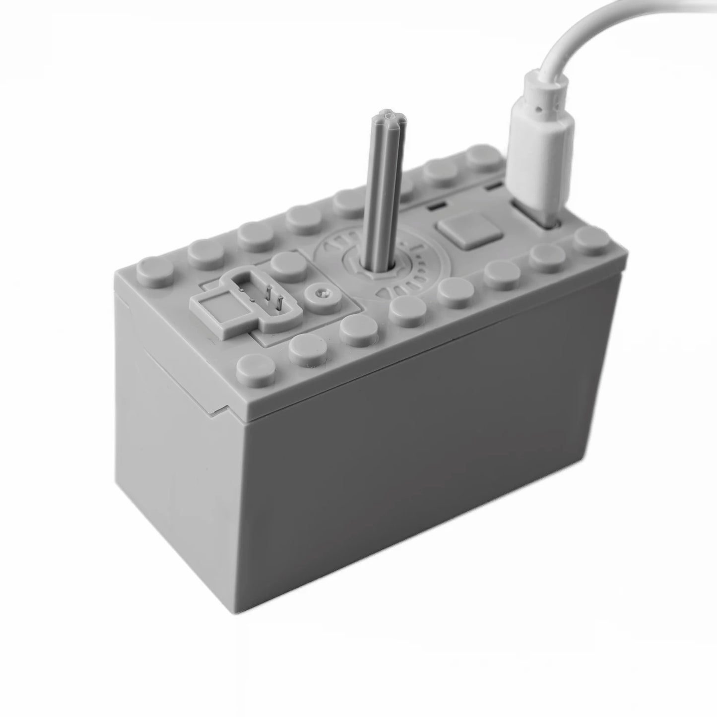 MOC Lithium Battery Box TYPE-C Multi-function Power Up Tool Car Train Motor Speed Adjust Control for Building Blocks 8878