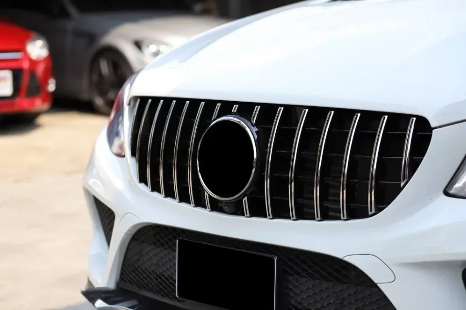 XVIP Front Chrome Diamonds Style Racing Grille For Mercedes Benz GLE C292 GLE350 GLE450 GLE500 GLE43 AMG 2016-2019 Upper Grilles