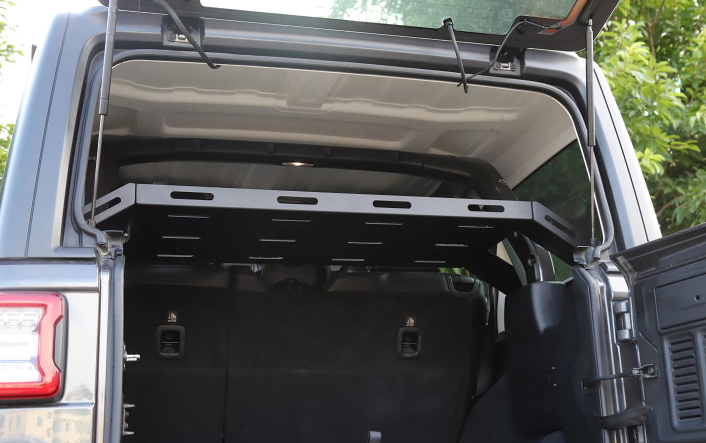 Car Trunk Cargo Rack Rear Storage Luggage Shelf Organizer Tray Basket for Jeep Wrangler JK JL 2007-2024 Interior Accessories