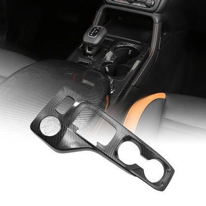Fit for Ford Ranger 2024 2025 Interior Protection Sticker Carbon Fiber Grain Gear Shift Panel Cover Trim