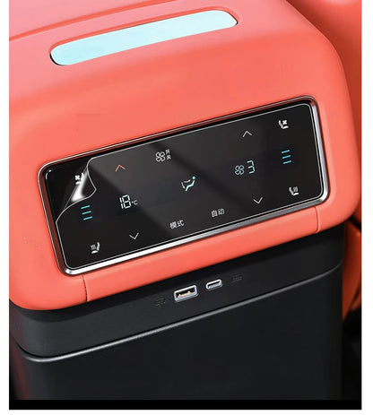 For BYD Sealion 8 Atto 8 Tang L Car Rear Air Conditioning Film Central Control Navigation Tempered Instrument Glass Accessories