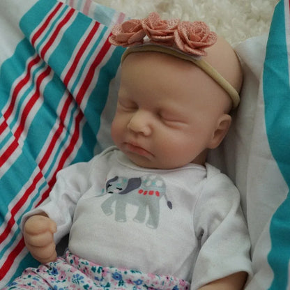 12" Boy Micro Preemie Full Body Silicone  Baby Doll Lifelike Mini Reborn Doll Surprice Children Anti-Stress My Melody