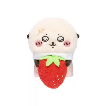 Jhiikawas Funny Daily Plush Keychain Cute Usagi Hachiware Jiikawa with Guitar Book Pendant Kawaii Anime Bag Charm for Fans