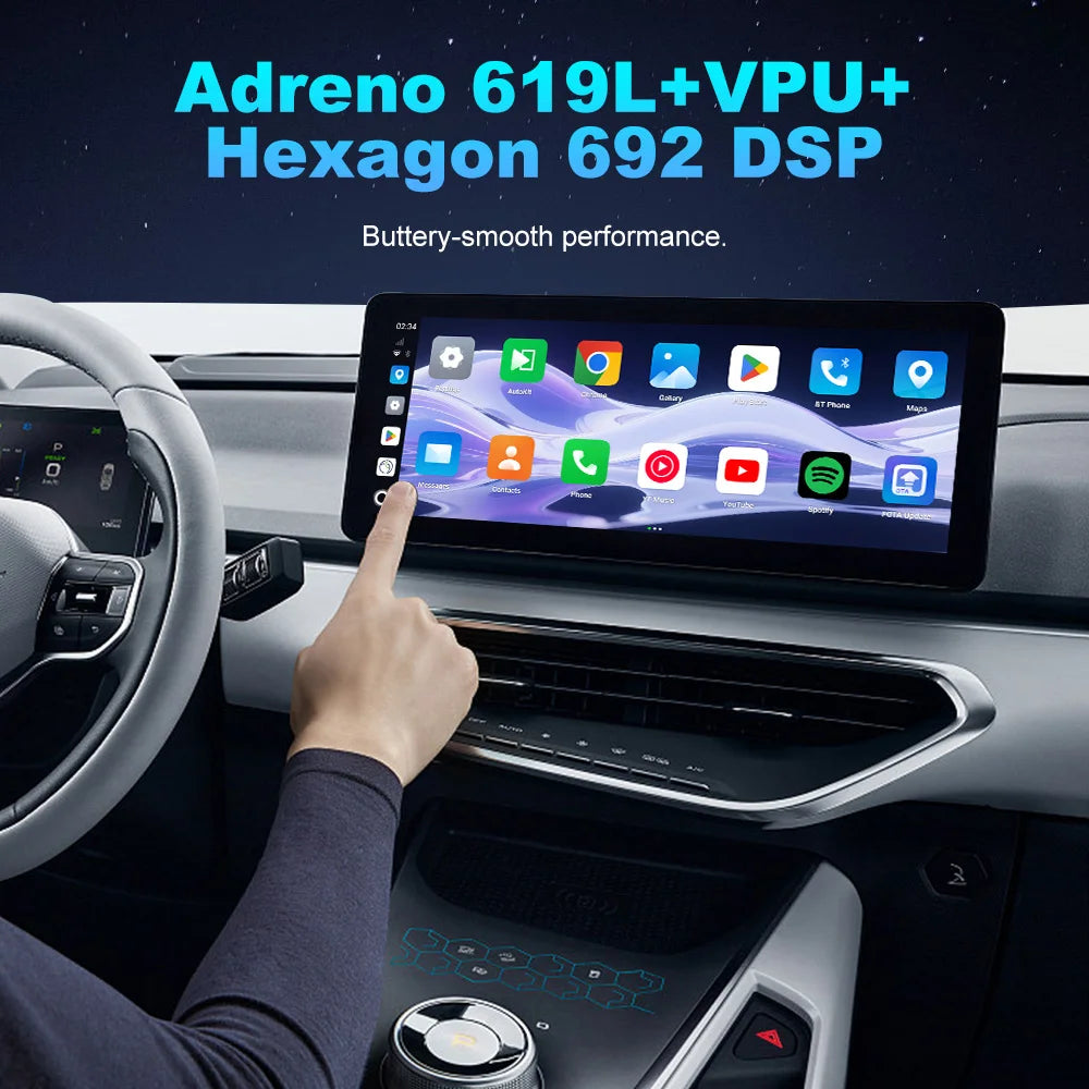 Ultra box 8GB+128GB 5G netAndroid 15.0 SM6350 Ai Box CarPlay Wireless Android Auto Wireless Adapter Support Youtube Netfilx IPTV