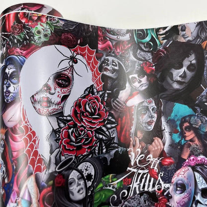 20/30/40/50/58X152CM Premium Graffiti Stickerbomb Vinyl Wrap Car Motorcycle Scooter Bike Wrapping Covers Decal Film