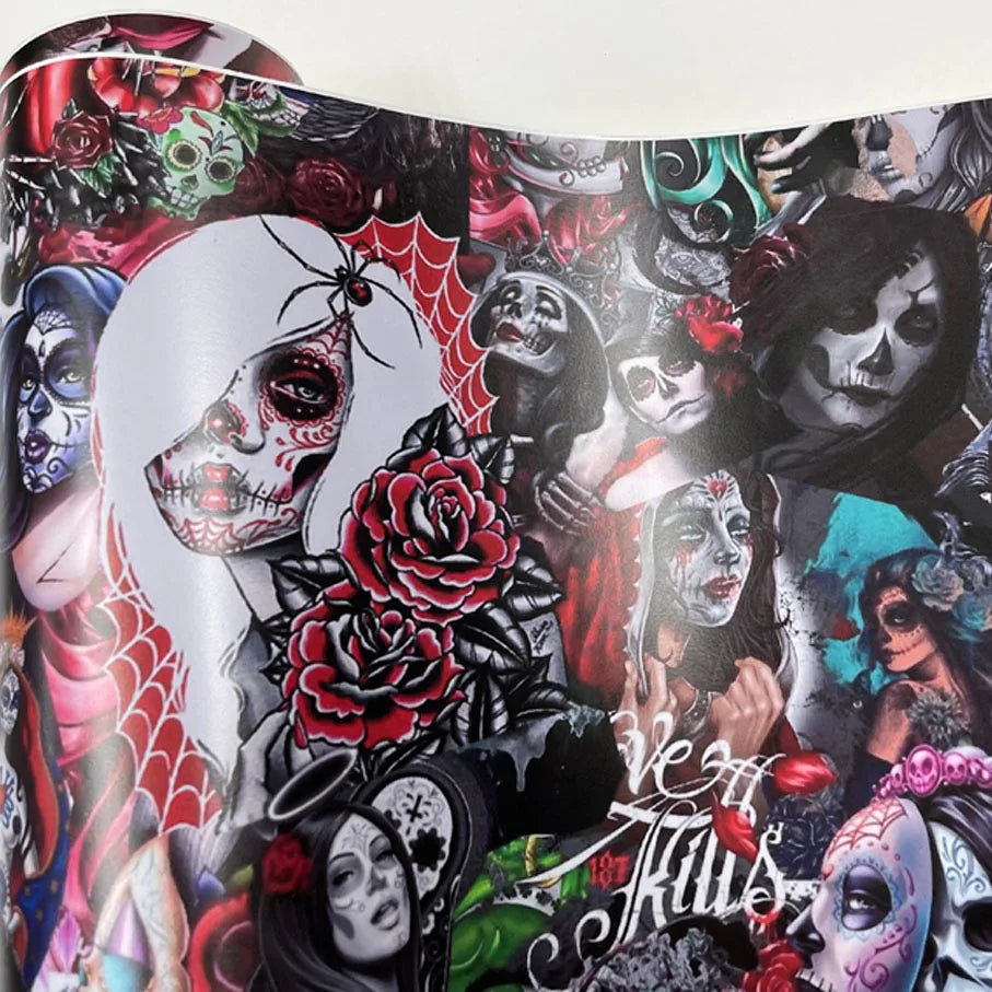 Premium Popular Multiple Styles Cartoon Stickers Graffiti Bombs Vinyl Packaging Car Stickers Motorcycle Decal Film Bubble Free