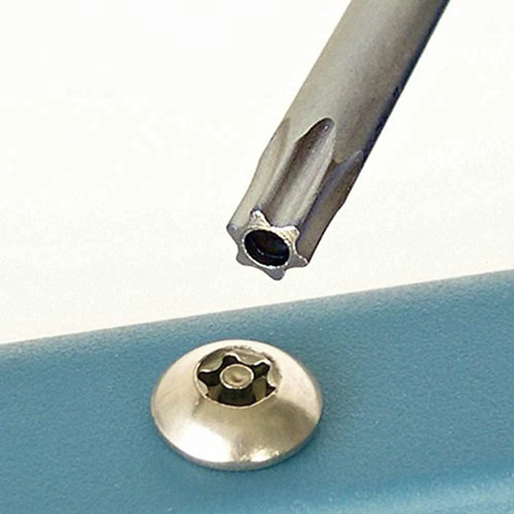 11PCS Torx Head Screwdriver Bit Set Magnetic 1/4" Hex Shank S2 Steel 3 Inch Long Drill Bits Security Torx Bits T6-T40 50/100mm