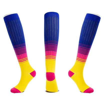 S-XXL Compression Socks Compression Socks for Varicose Vein Calf Riding Socks Stretch Open Toe Knee Socks