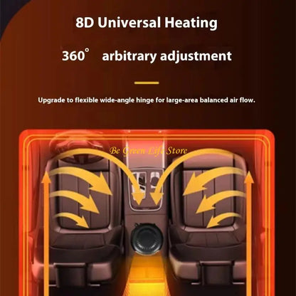 M7DF Electric Heating Machine Fan Battery Powered Portable Small Space Heating Machine Adjustable Thermostat Heating Machine for