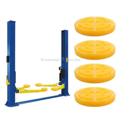 41XA Rubber Lifting Platform Pads Protective Mats Support Pads 4pcs Round Auto Lift Platform Pads for Double Column Lifts