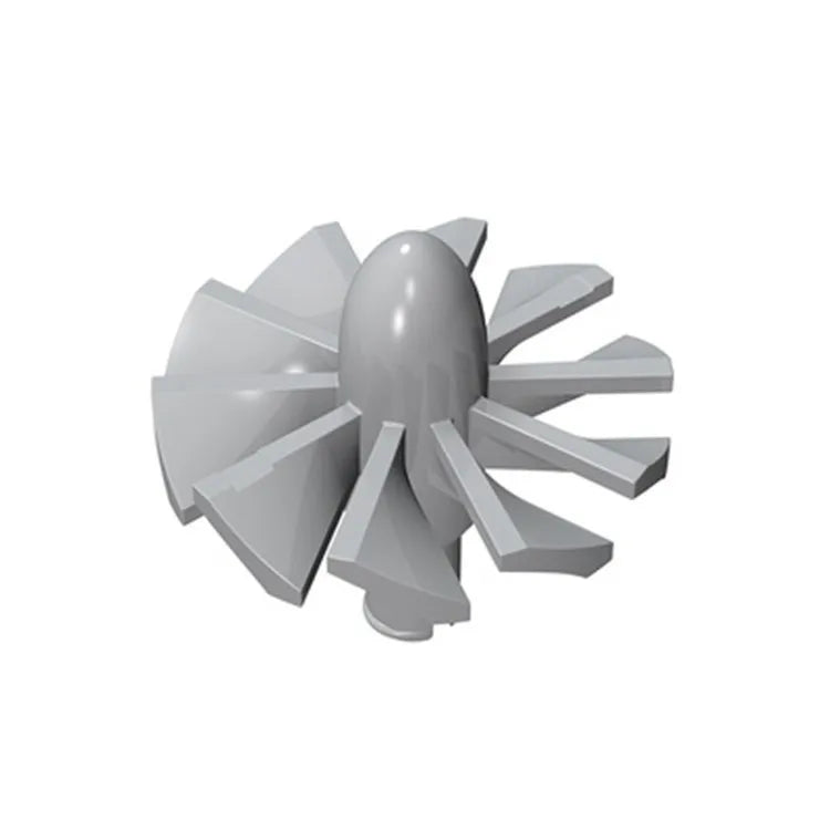 MOC Technical Parts 4x5x3 Aircraft Big Engine with Propeller Blades Building Blocks Accessories compatible with Legoeds 43121