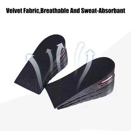 Height Increase Insoles Men Women Elevator Shoes Cushion Unisex Sneakers Heel Lifting Insert Heighten Half Insoles  Accessories