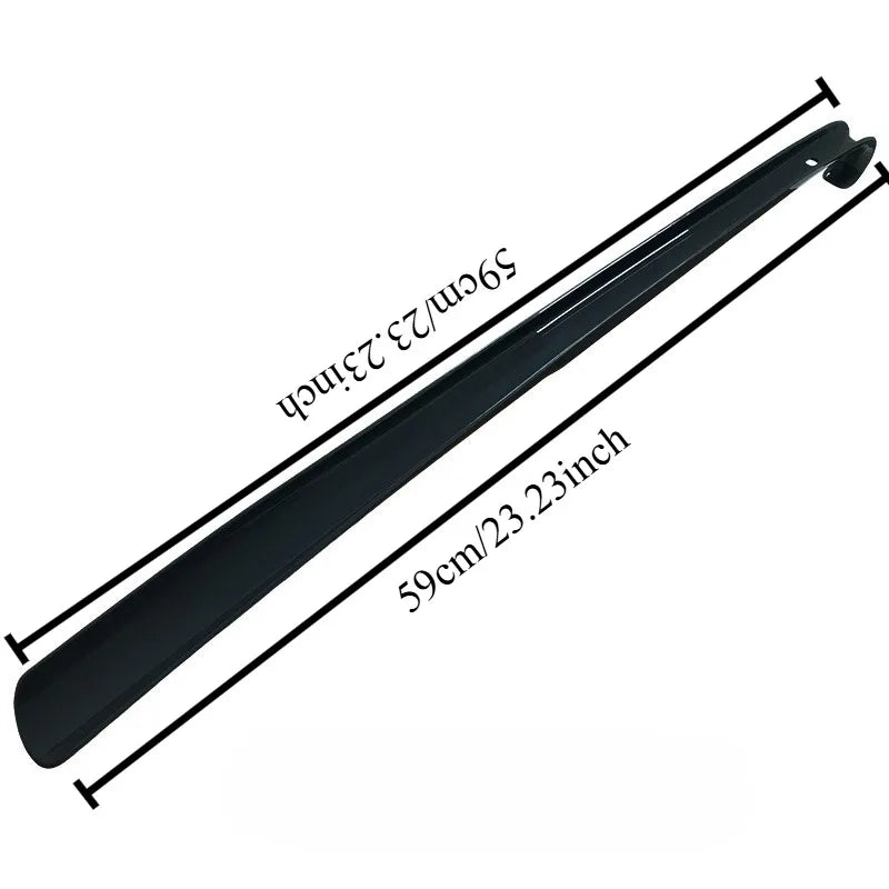 59cm Plastic Long Handle Shoe Horn Thickened Lazy Shoe Helper Easy Wear for Home