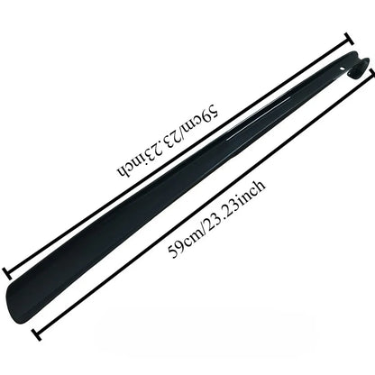 59cm Plastic Long Handle Shoe Horn Thickened Lazy Shoe Helper Easy Wear for Home